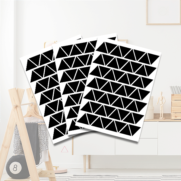 Adesivo Triângulo Preto