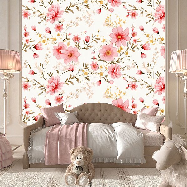 Papel de Parede Floral