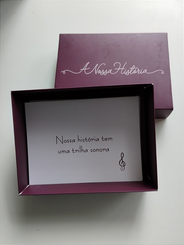 Caixa de Memórias para Parceiros Amorosos