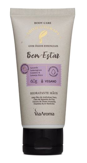 Creme para Mãos Bem-Estar 60g - Via Aroma