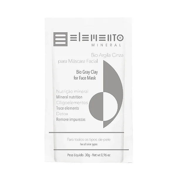 Argila Cinza 30g - Elemento Mineral
