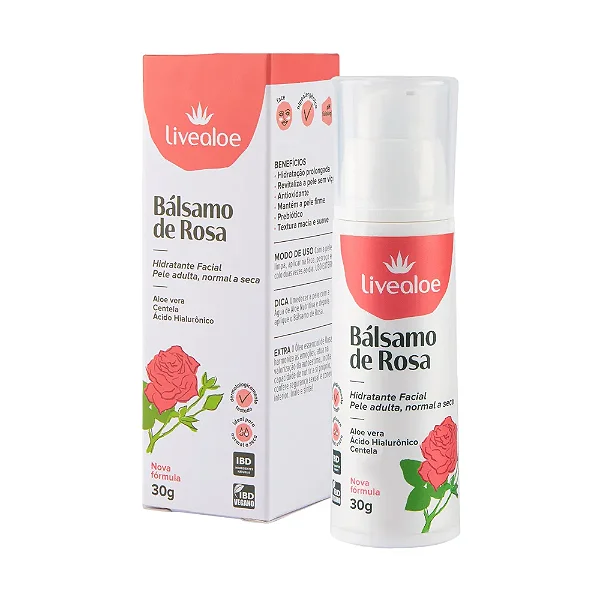 Bálsamo de Rosa 30ml - Livealoe