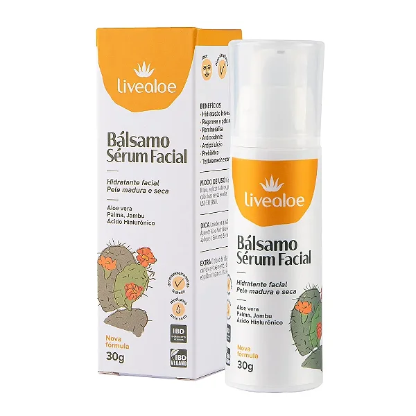 Bálsamo Sérum Facial 30ml - Livealoe