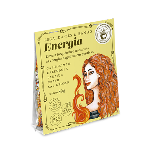 Banho Energia 80g - Cura Herbal