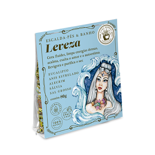 Banho Leveza 80g - Cura Herbal