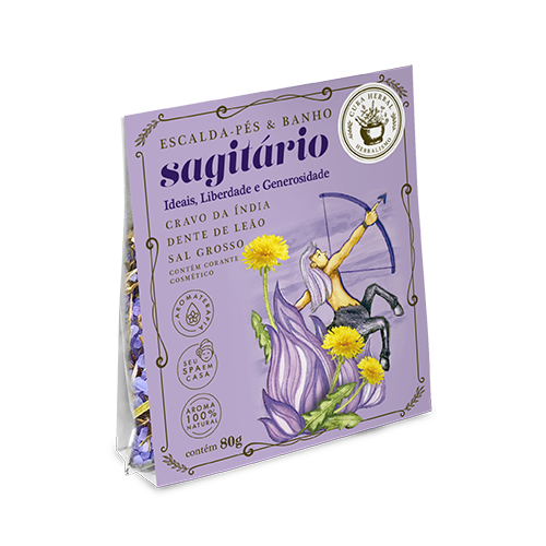 Banho Sagitário 80g - Cura Herbal