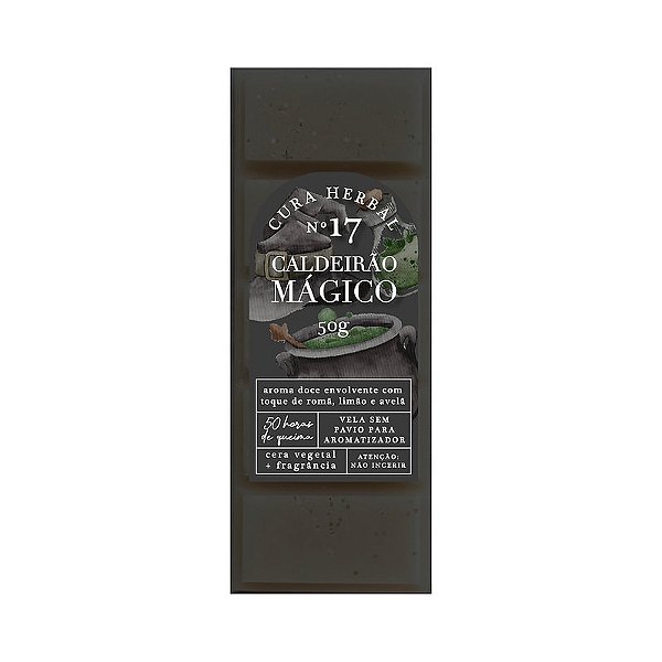 Wax Bar Caldeirão Mágico 50g - Cura Herbal