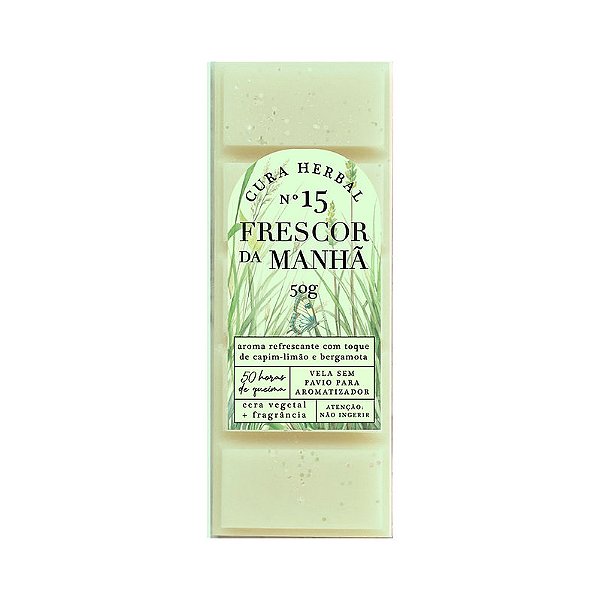 Wax Bar Frescor da Manhã 50g - Cura Herbal