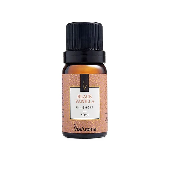 Essência Sintética Black Vanilla 10ml -  Via Aroma