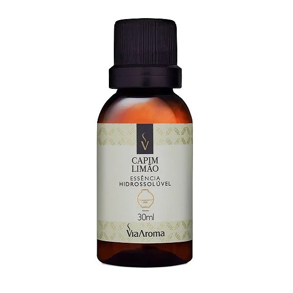 Essência Hidrossolúvel Capim Limão 30ml - Via Aroma