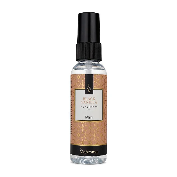 Home Spray Black Vanilla 60ml - Via Aroma