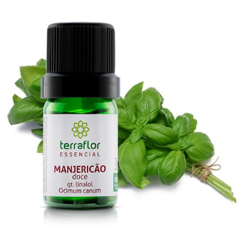 Óleo Essencial de Manjericão Doce QT Linalol 5ml - Terra Flor