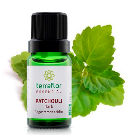 Óleo Essencial de Patchouli Dark Escuro 10ml - Terra Flor