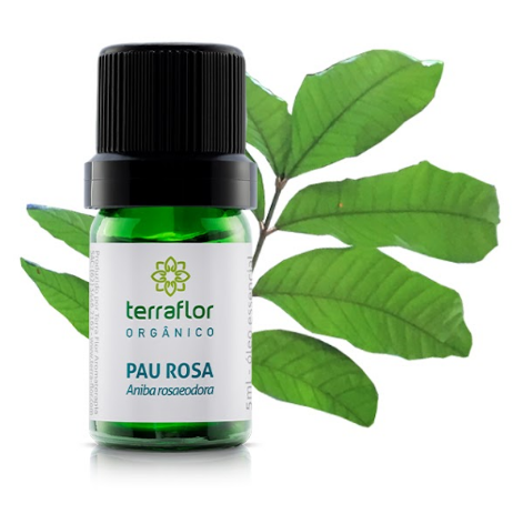 Óleo Essencial de Pau Rosa Orgânico 5ml - Terra Flor