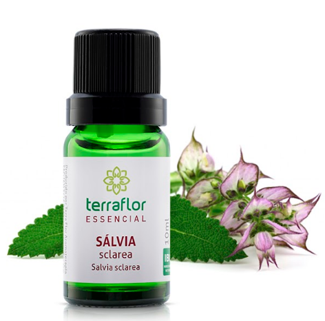 Óleo Essencial de Sálvia Esclareia GT França 10ml - Terra Flor