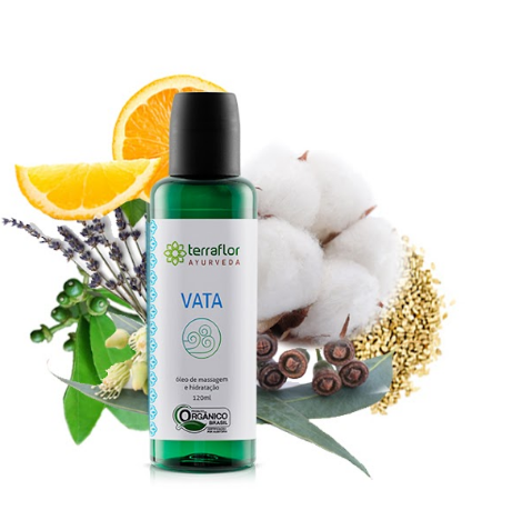 Óleo de Massagem Vata Orgânico 120ml - Terra Flor