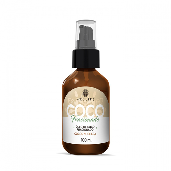 Óleo de Coco Fracionado 100ml - Wellife
