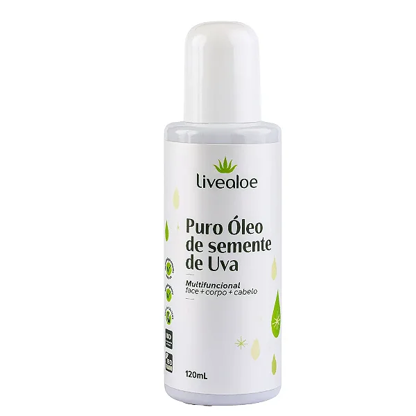 Óleo de Semente de Uva 120ml - Livealoe