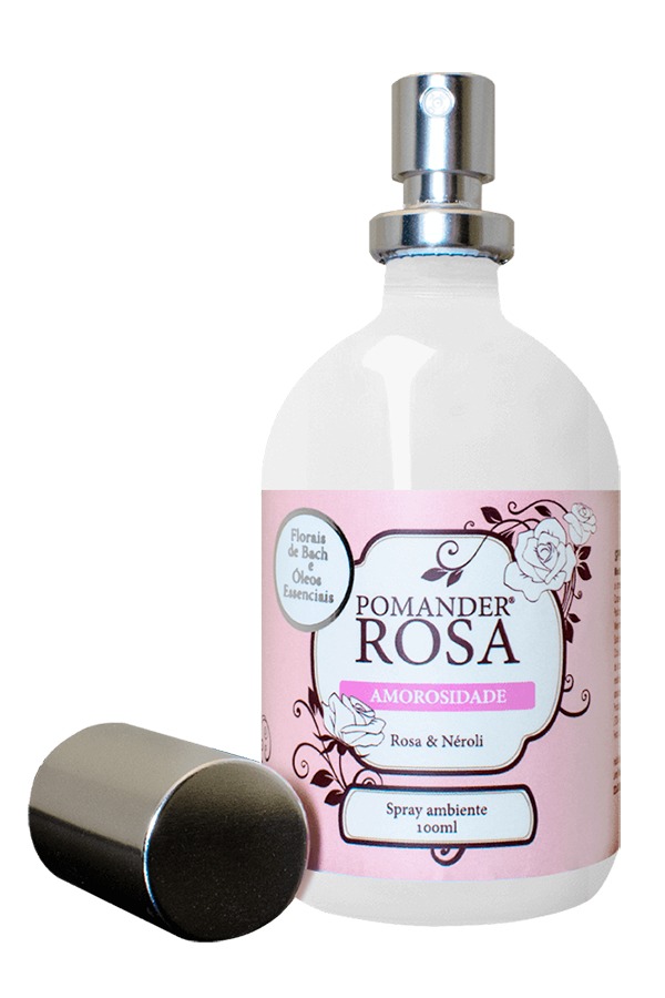 Spray Rosa e Neroli Amorosidade 100ml - Pomander