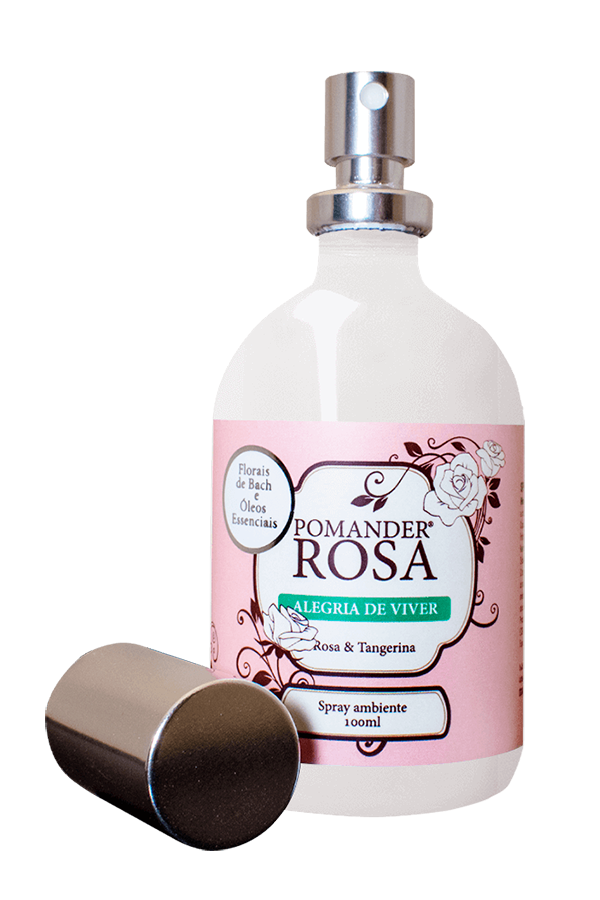 Spray Rosa e Tangerina Alegria de Viver 100ml - Pomander