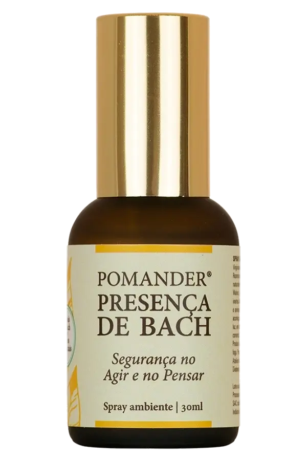 Spray Segurança no Agir e no Pensar 30ml - Pomander Presença de Bach