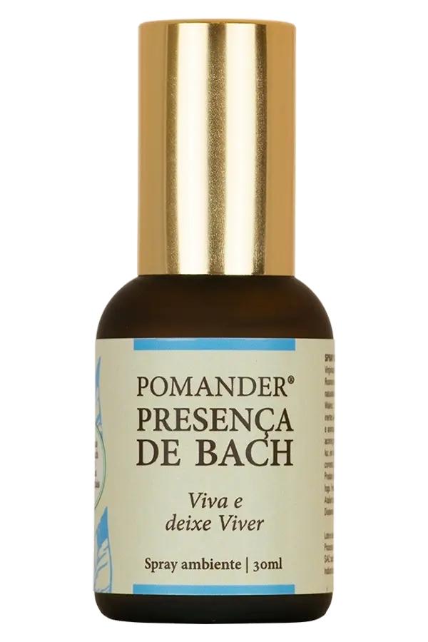 Spray Viva e Deixe Viver 30ml - Pomander Presença de Bach