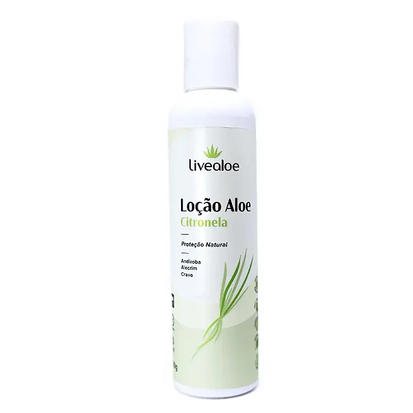 Loção Aloe Citronela 200g - Livealoe