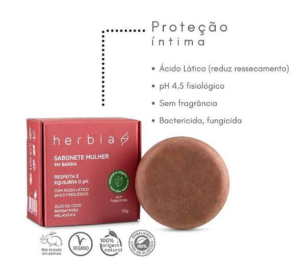 Sabonete da Mulher 35g - Herbia