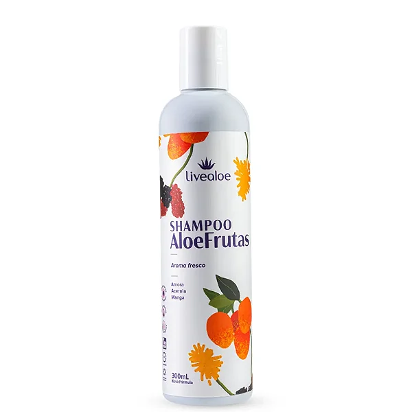 Shampoo Aloe Frutas 300ml - Livealoe