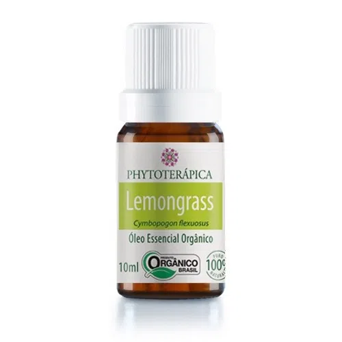 Óleo Essencial de Capim Limão Orgânico 10ml - Phytoterápica