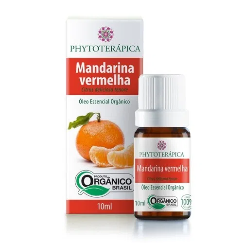 Óleo Essencial de Mandarina Vermelha Orgânico 10ml - Phytoterápica