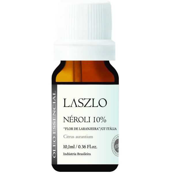 Óleo Essencial de Neroli Flor de Laranjeira 10 GT Tunísia 10ml - Laszlo