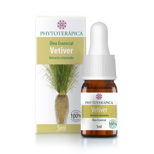 Óleo Essencial de Vetiver 5ml - Phytoterápica
