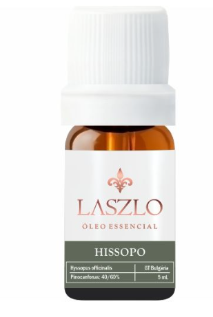 Óleo Essencial de Hissopo GT Bulgária 5ml - Laszlo
