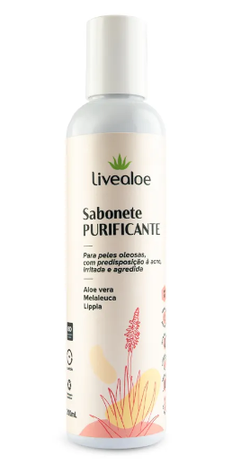 Sabonete Purificante 200ml - Livealoe