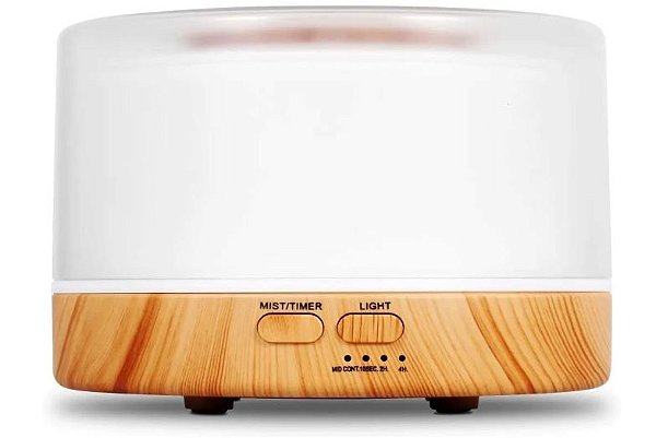 Difusor Ultrassônico Madeira Clara 500ml