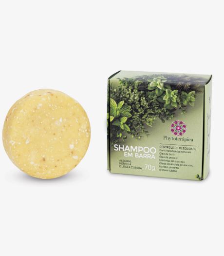 Shampoo em Barra Alecrim, Hortelã e Litsea Cubeba 70g - Phytoterapica