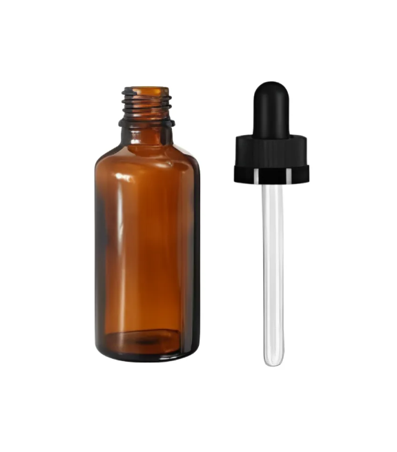 Frasco Conta Gotas 30ml - Tampa preta