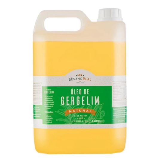 Óleo de Gergelim Sésamo Real 5 Litros Extravirgem