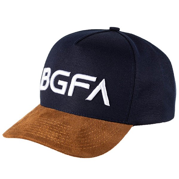Boné BGFA Azul e Camurça