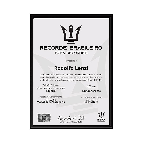 Certificado Emoldurado