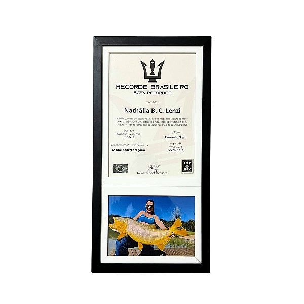 Certificado Moldura Dupla com Foto