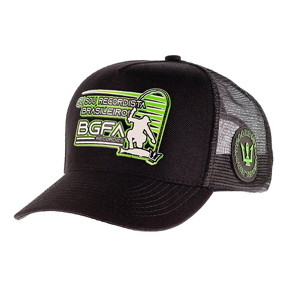 Boné BGFA Recordista com Pescador (Supercap Telado)