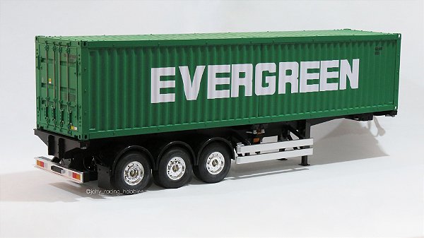 Carreta Trailer Porta Container Evergreen 40ft 3 Eixos