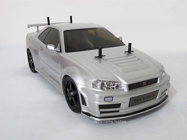 Nissan Skyline R34 GT-R Nismo Z-Tune Prata RTR