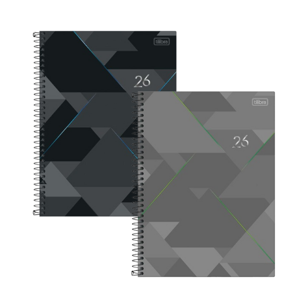 Agenda Spot Masculina Espiral 2026 M9