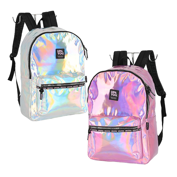 Mochila Holográfica Feminina Up4you Fashion e Moderna
