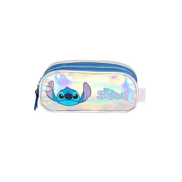 Estojo Stitch Triplo Prata | EI41685SC