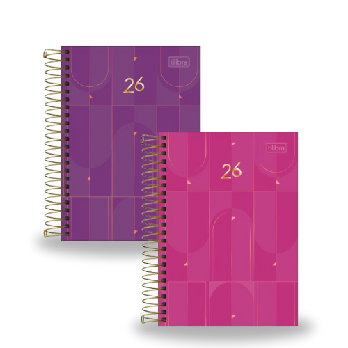Agenda Spot Feminina Espiral 2026 M5