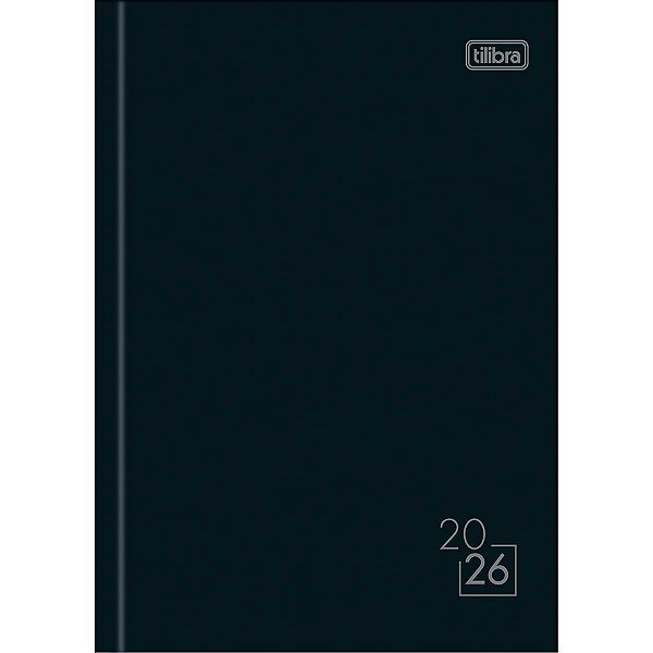 Agenda Spice Costurada Preta M6 2026